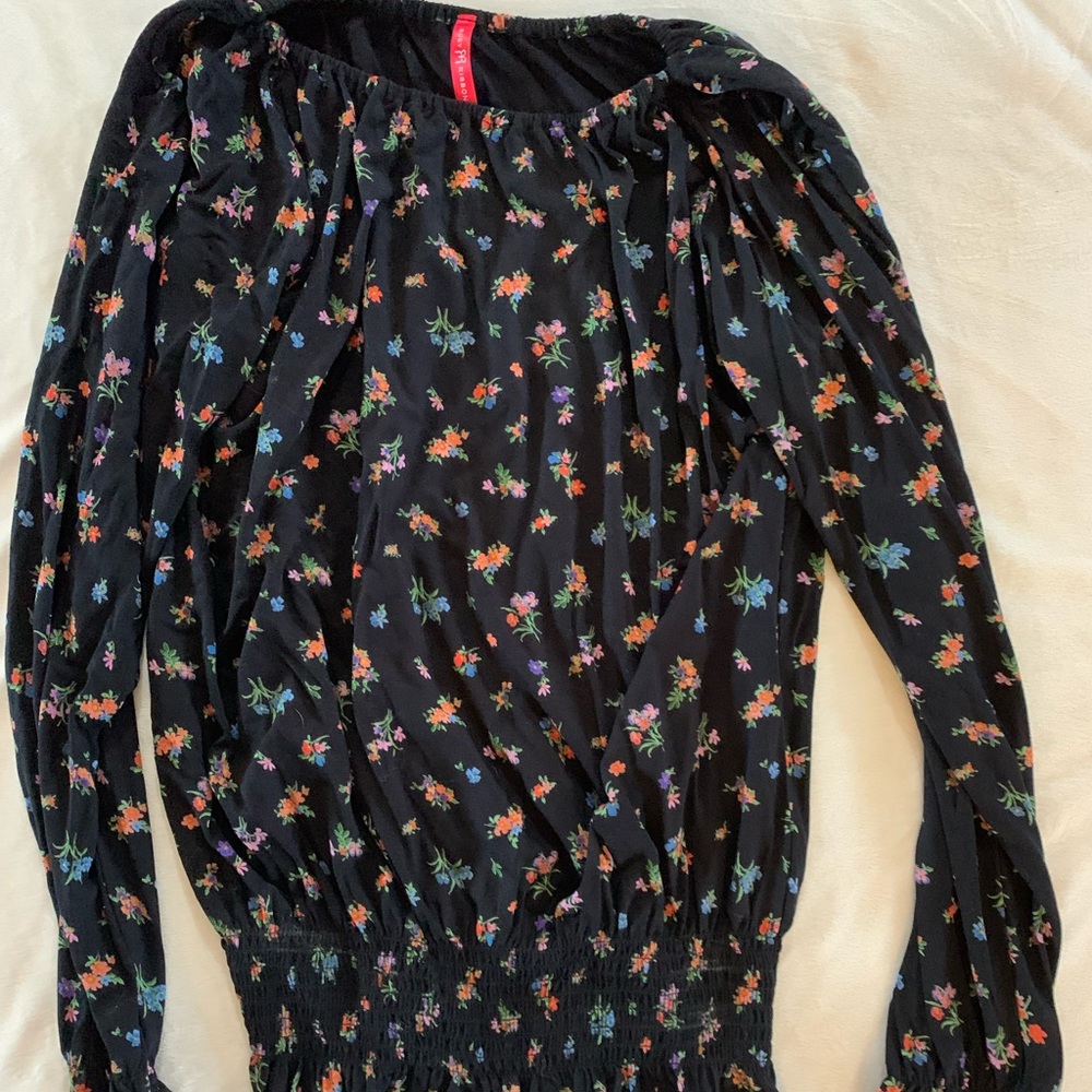 Ruby Ribbon Floral top